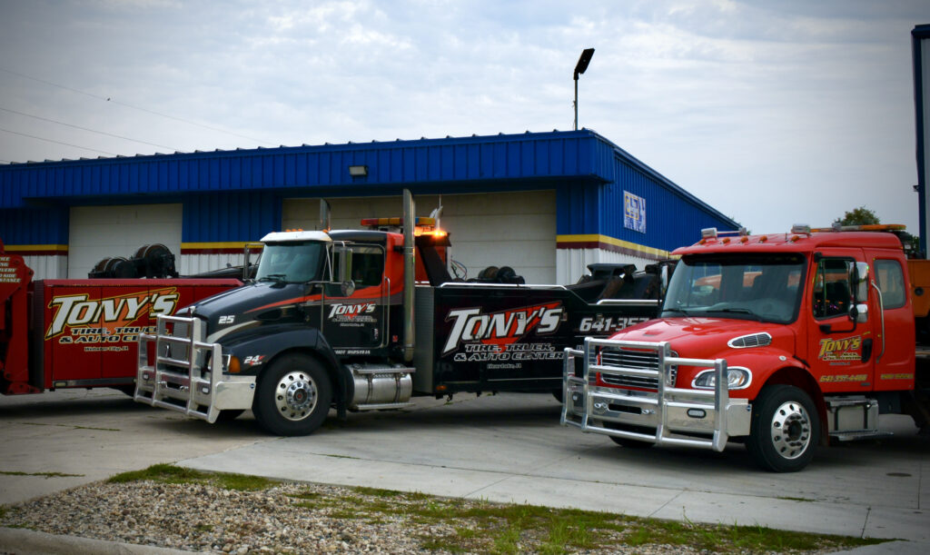Trust Tony's for efficient and reliable medium-duty towing services in Northern Iowa.